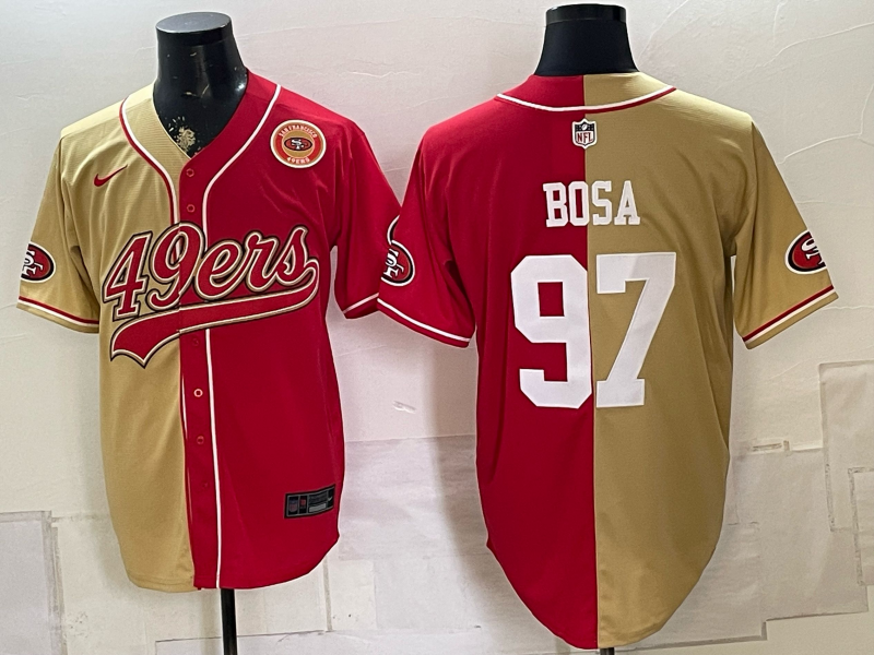 Men 2026 San Francisco 49ers #97 Bosa red Nike Limited NFL Jersey 0811032->san francisco 49ers->NFL Jersey